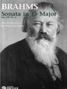 Sonata In E-flat Major Opus 120 #2 by Brahms Johannes - Khaner Jeffrey - for Flute and Piano