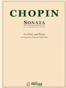 Sonata Opus 65 by Chopin Frederic - Robertello Thomas - for Flute and Piano