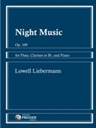 Night Music Opus 109 by Liebermann Lowell for Woodwind Duet