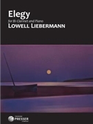 Elegy for Clarinet and Piano by Liebermann Lowell for Clarinet