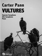 Vultures by Pann Carter for Saxophone Duet w/ Piano (Soprano and Alto Sax )