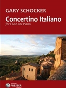 Concertion Italiano by Schocker Gary for Flute and Piano