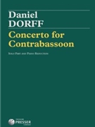 Concerto for Contrabassoon by Dorff Daniel for Bassoon