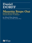 Musetta Steps Out by Dorff Daniel for Flute Quartet