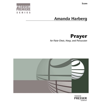 Prayer for Flute Choir Harp and Percussion by Harberg Amanda for