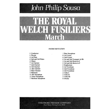 Royal Welch Fusiliers by Sousa John Philip for Condensed Score