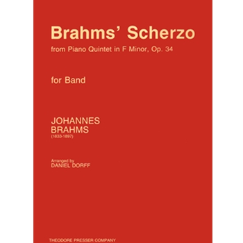 Brahms' Scherzo by Brahms Johannes - Dorff Daniel - for Concert Band