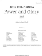 Power & Glory by Sousa John Philip - Dorff Daniel - for Concert March