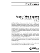 Faces (1. From Celestial Dancers) For Band by Ewazen Eric for