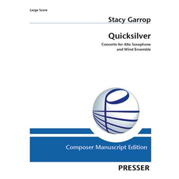 Quicksilver Concerto for alto saxophone and wind ensemble