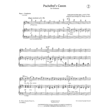 Pachelbel's Canon for Orchestra