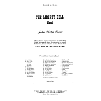 Liberty Bell by Sousa John Philip - Helmecke August - for Condensed Score