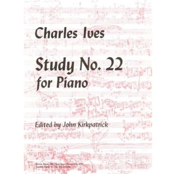 Study #22 by Ives - Kirkpatrick - for Piano