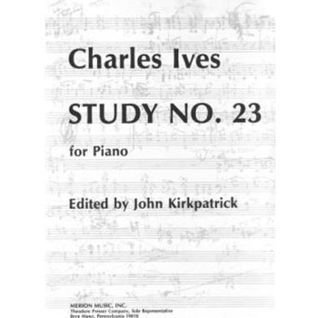 Study #23 by Ives - Kirkpatrick - for Piano