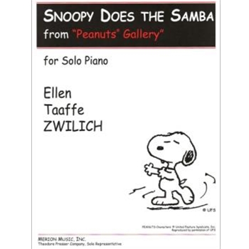 Snoopy Does The Samba by Zwilich Ellen Taaff for Piano