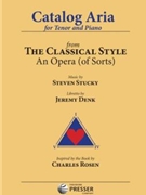 Catalog Aria by Stucky Steven for Tenor and Piano