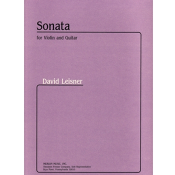 Sonata For Violin & Guitar by Leisner D for Violin w/g
