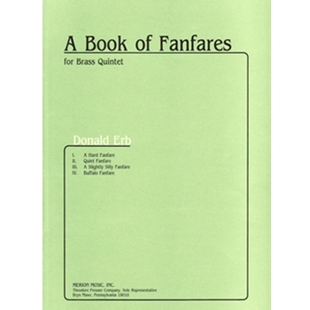 Book Of Fanfares by Erb Donald for Brass Quintet
