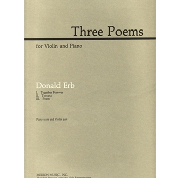 3 Poems by Erb Donald for Violin and Piano