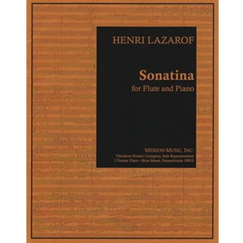 Sonatina by Lazarof Henri for Flute and Piano