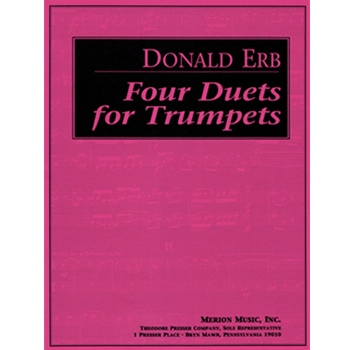 4 Duets For Trumpets by Erb Donald for Trumpet Duet