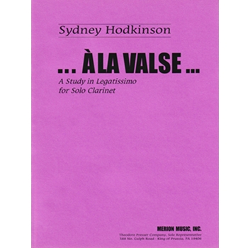 A La Valse by Hodkinson Sydney for Clarinet Solo