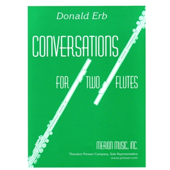 Conversations For 2 Flutes by Erb Donald for Flute Duet