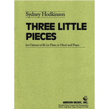 3 Little Pieces by Hodkinson Sydney for Clarinet Solo