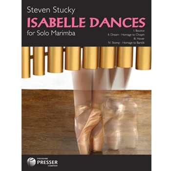 Isabelle Dances by Stucky Steven for Marimba Solo