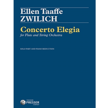 Concerto Elegia by Zwilich Ellen Taaff for Flute and Piano