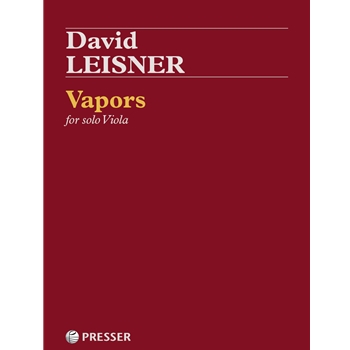 Vapors by Leisner David for Viola Solo