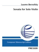 Sonata for Solo Violin