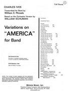 Variations On America by Ives and Schuman - Rhodes W - for Full Score
