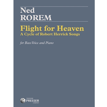 Flight For Heaven by Rorem Ned Herrick Robert for Vocal