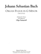 Organ Fugue In G Minor (the Little) by Bach Johann Sebastian - Stokowski Olga Sama - for Piano