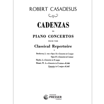 Cadenza To Concerto #21 K467 C Major by Mozart Wolfgang Amadeus - Casadesus - for Piano