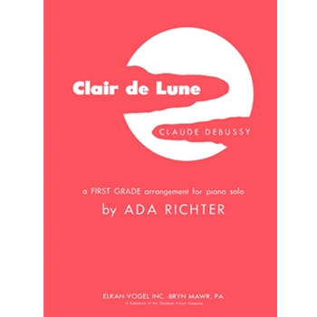 Clair De Lune by Debussy Claude - Richter Ada - for Piano