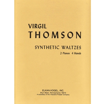 Synthetic Waltzes by Thomson for 2 Piano 4 Hands