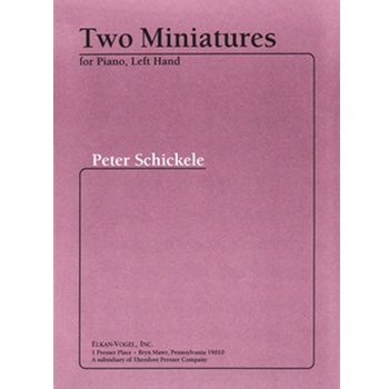 Two Miniatures by Schickele for Piano