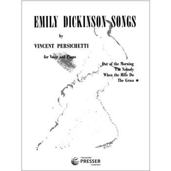 Grass The by Persichetti Vincent Dickinson Emily for Vocal Solo