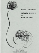 Infanta Marina for Viola and Piano by Persichetti Vincent for