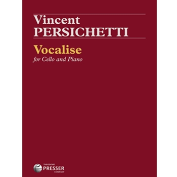 Vocalise Opus 27 by Persichetti Vincent for Cello and Piano