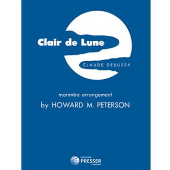 Clair De Lune For Solo Marimba (4 Octaves) by Debussy Claude - Peterson Howard M. - for