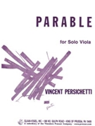 Parable for Solo Viola (Parable XVI) by Persichetti Vincent for