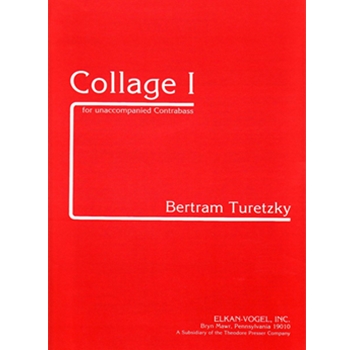 Collage I by Turetzky Bertram for String Bass Sol
