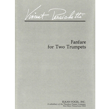 Fanfare For 2 Trumpets by Persichetti Vincent for Trumpet Duet