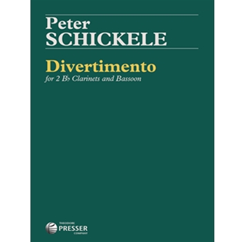 Divertimento by Schickele P Schickele Peter for Woodwind Trio
