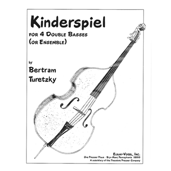 Kinderspiel by Turetzky Bertram for Str Quartet