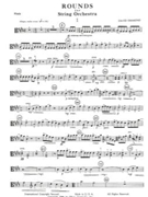 Rounds For String Orchestra by Diamond D for Viola