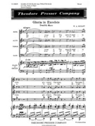Gloria in Excelsis TWELFTH MASS by Mozart Wolfgang Amadeus for